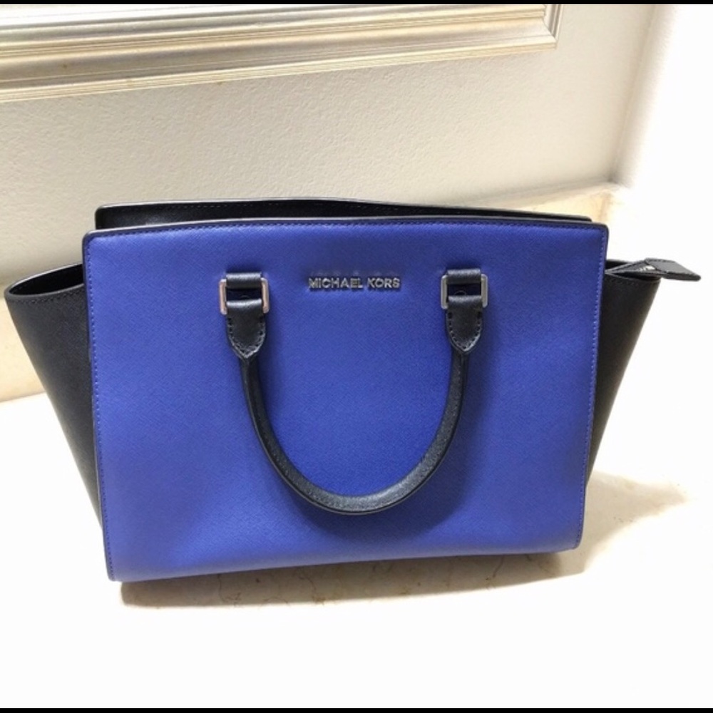 Michael Kors Selma Saffiano Leather Satchel